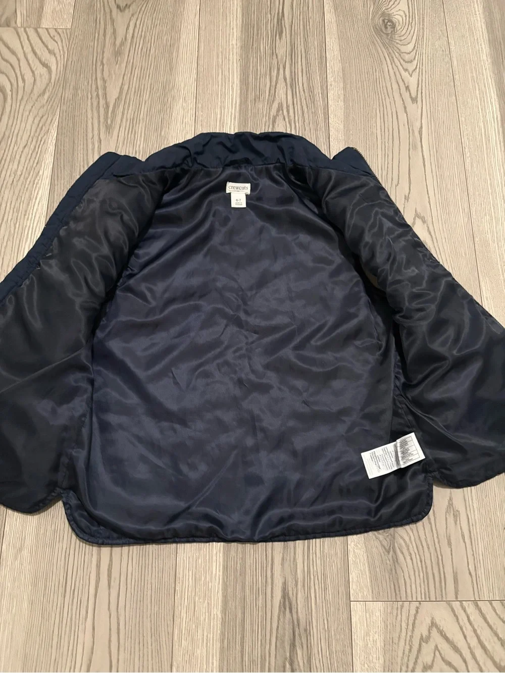 Crewcuts Kids Quilted Navy Vest Size 6/7